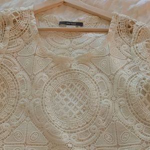 Anthropologie white blouse